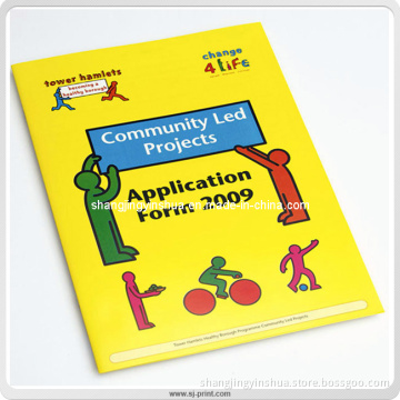Commercial Custom Advertising Yellow Paper Booklet (PC017)
